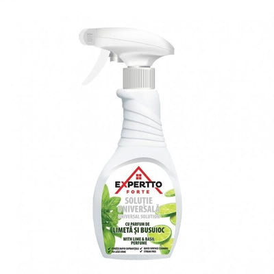Universāls tīrīšanas līdzeklis ar laima un bazilika aromātu, EXPERTTO FORTE, 500ml 